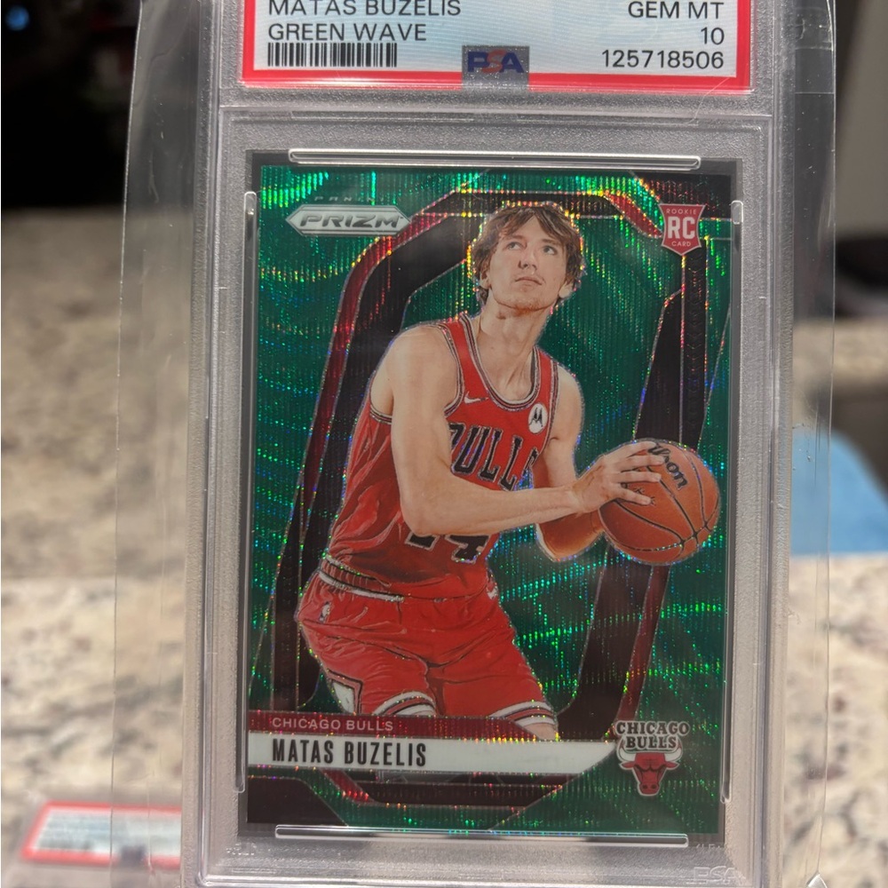 Panini Prizm Green Wave Trading Card